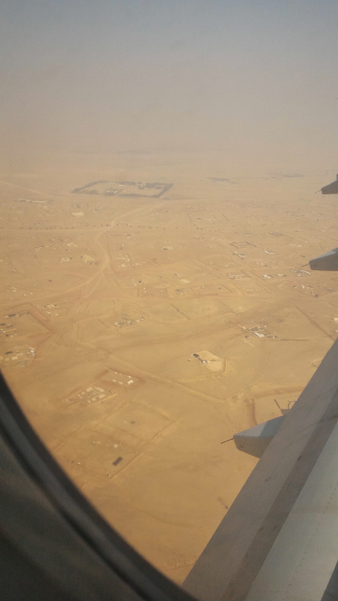 View of area around Riyadh--all desert